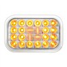 GG77181 - RECT. PEARL AMBER 24 LED LIGHT CLEAR LENS