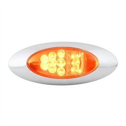 GG77270 - OVAL Y2K AMBER/AMBER SIDE MARKER & TURN LED LIGHT