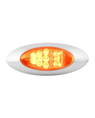 GG77270 - OVAL Y2K AMBER/AMBER SIDE MARKER & TURN LED LIGHT