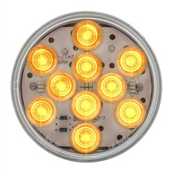 GG77451 - 4" MEGA10 AMBER/CLEAR 10-LED LIGHT