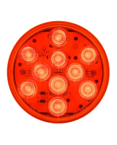 GG77452 - 4" MEGA10 RED/RED 10-LED LIGHT