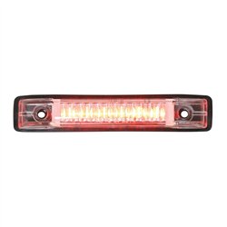 GG77653 - THIN LINE RED/CLEAR 6-LED SEALED LIGHT