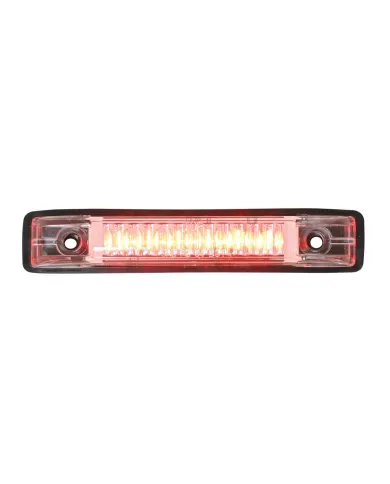 GG77653 - THIN LINE RED/CLEAR 6-LED SEALED LIGHT