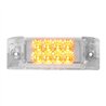 GG77661 - RECT. SPYDER AMBER/CLEAR 8-LED MARKER SEALED LIGHT