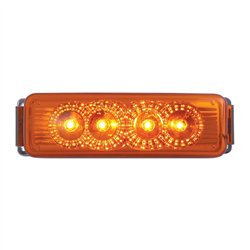 GG77860 - RECT. AMBER/AMBER SPYDER LED LIGHT W/ CR. BRACKET