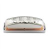 GG77861 - RECT. AMBER/CLEAR SPYDER LED LIGHT W/ CR. BRACKET