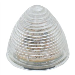 GG79276 - 2" BEEHIVE AMBER/CLEAR 10-LED SEALED LIGHT