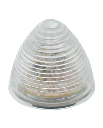 GG79276 - 2" BEEHIVE AMBER/CLEAR 10-LED SEALED LIGHT