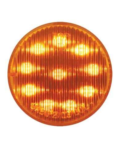 GG79280 - 2" FLEET AMBER/AMBER 10 LED SEALED LIGHT