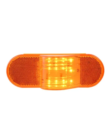 GG79995 - OVAL AMBER/AMBER SIDE MARKER/ TURN 12 LED SEALED LIGHT