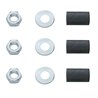 UP10411HW-Bottom Mud Flap Plate Hardware - Welded Stud