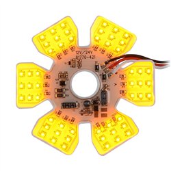 GG81775 - AMBER ULTRA THIN AIR CLEANER HEX 54 LED DUAL FUNCTION LIGHT 12/24V