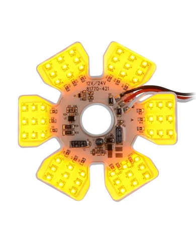 GG81775 - AMBER ULTRA THIN AIR CLEANER HEX 54 LED DUAL FUNCTION LIGHT 12/24V