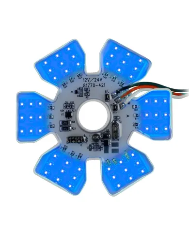 GG81777 - BLUE ULTRA THIN AIR CLEANER HEX 54 LED DUAL FUNCTION LIGHT 12/24V
