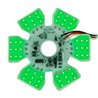 GG81778 - GREEN ULTRA THIN AIR CLEANER HEX 54 LED DUAL FUNCTION LIGHT 12/24V