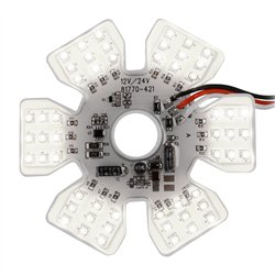 GG81779 - WHITE ULTRA THIN AIR CLEANER HEX 54 LED DUAL FUNCTION LIGHT 12/24V