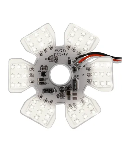 GG81779 - WHITE ULTRA THIN AIR CLEANER HEX 54 LED DUAL FUNCTION LIGHT 12/24V