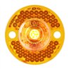 GG81780 - 1-1/8" MINI AMBER/AMBER 1 LED MARKER LIGHT W/ REFLECTOR LENS