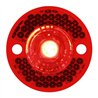 GG81782 - 1-1/8" MINI RED/RED 1 LED MARKER LIGHT W/ REFLECTOR LENS