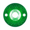 GG81786 - 1-1/8" MINI GREEN/GREEN 1 LED SEALED LIGHT W/ REFLECTOR LENS