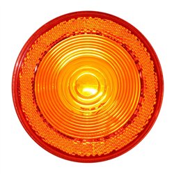 GG82761 - 4" RED REFLECTOR INCANDESCENT SEALED LIGHT