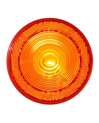 GG82761 - 4" RED REFLECTOR INCANDESCENT SEALED LIGHT