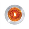 GG87060 - 1" MINI AMBER/AMBER 1 LED LIGHT W/CR. PLASTIC BEZEL
