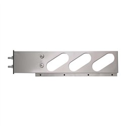 GG87170 - S.S. 2 PCS SPRING-LOADED LIGHT BAR W/SLANTED OVAL HOLES