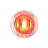 GG87283 - 1" MINI RED/CLEAR 1LED PUSH/ SCREW IN LED MARKER LIGHT