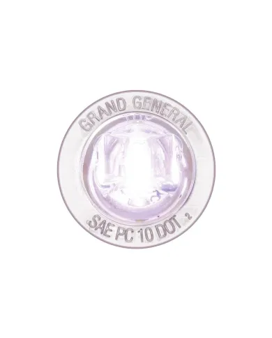 GG87284 - 1" MINI WHITE/CLEAR 1LED PUSH/ SCREW IN LED LIGHT