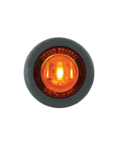 GG87290 - 1" MINI AMBER/AMBER 1-LED LIGHT W/GROMMET