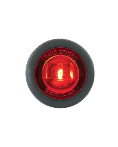 GG87292 - 1" MINI RED/RED 1 LED LIGHT W/ GROMMET