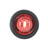 GG87293 - 1" MINI RED/CLEAR 1LED LIGHT W/GROMMET