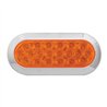 GG87724 - OVAL FLEET AMBER LED LIGHT W/ CR. HOLDING RIM & PIGTAIL