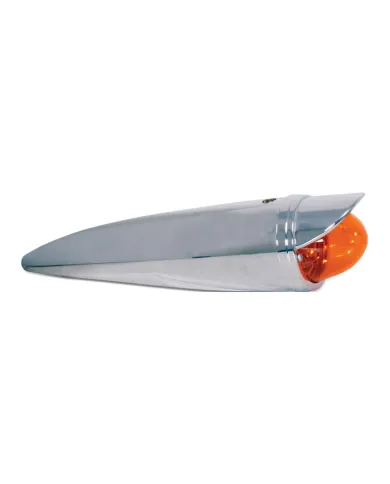 GG93782 - 3.5" CR. PLASTIC CAB AMBER SPYDER 8-LED LIGHT W/ VISOR