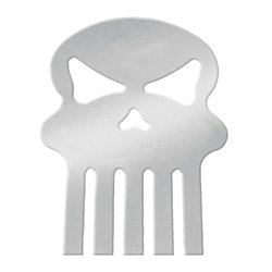 GG94240 - 18.5"X10.5" CR. STEEL SKULL CUT OUT