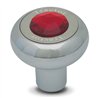 GG95375 - SCREW-IN CR. ALUM. TRACTOR KNOB W/RED JEWEL