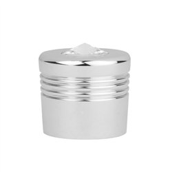 GG95622 - CR. ALUM. GLOVE BOX KNOB COVER W/CLEAR CRYSTAL