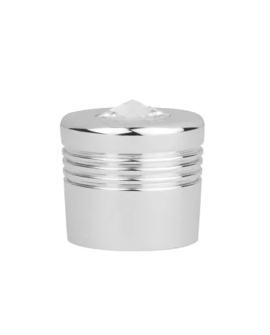 GG95622 - CR. ALUM. GLOVE BOX KNOB COVER W/CLEAR CRYSTAL