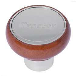 GG96021 - WOOD AIR VALVE CONTROL KNOB W/SS TRACTOR SCRIPT
