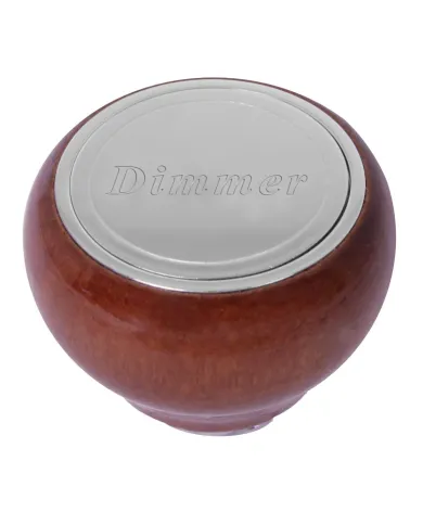 GG96033 - WOOD DASHBOARD KNOB W/SS DIMMER SCRIPT