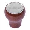 GG96050 - ROSE WOOD DASHBOARD KNOB W/SS DIMMER PLATE