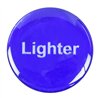 GG96251 - CR. ALUM. CIGARETTE LIGHTER KNOB W/BLUE LIGHTER STICKER