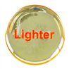 GG96252 - CR. ALUM. CIGARETTE LIGHTER KNOB W/GOLD LIGHTER STICKER