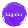 GG96254 - CR. ALUM. CIGARETTE LIGHTER KNOB  W/PURPLE LIGHTER STICKER