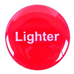 GG96255 - CR. ALUM. CIGARETTE LIGHTER KNOB  W/RED LIGHTER STICKER