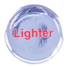 GG96256 - CR. ALUM. CIGARETTE LIGHTER KNOB W/SILVER LIGHTER STICKER