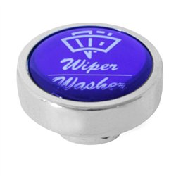 GG96584 - 1-3/16" ALUM. DASHBOARD KNOB W/PURPLE WIPER-WASHER STICKER