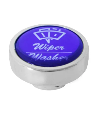 GG96584 - 1-3/16" ALUM. DASHBOARD KNOB W/PURPLE WIPER-WASHER STICKER