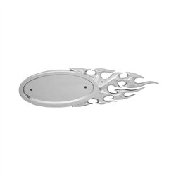 GG97046 - LARGE CR. PLASTIC FLAME EMBLEM ACCENT